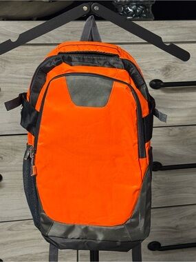 Fluorescent I Orange and Gray Backpack - Lightweight Daypack